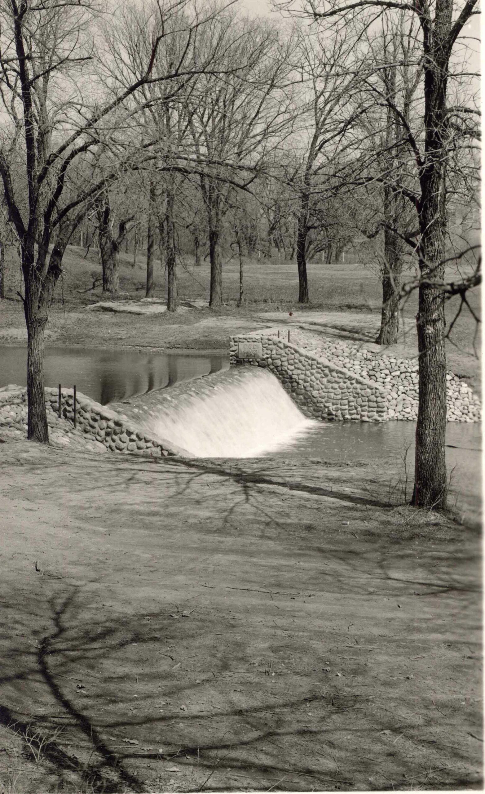The Old CCC Dam When It Wasn't So Old